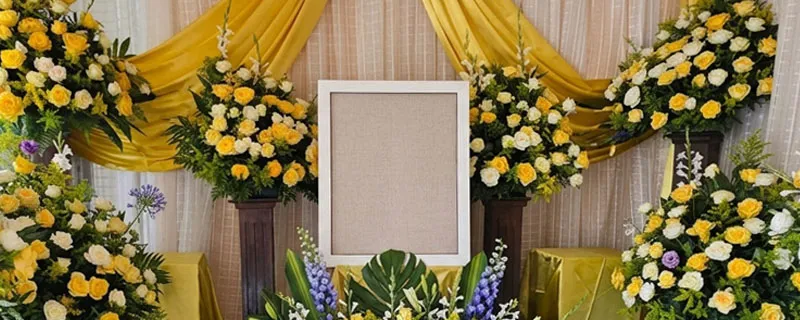 flores para rezo de difunto
